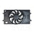 TYC 621100 Dual Radiator and Condenser Fan Assembly