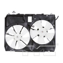 TYC 621110 Dual Radiator and Condenser Fan Assembly