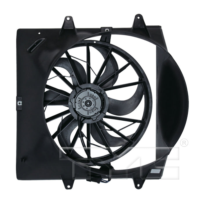 TYC 621130 Dual Radiator and Condenser Fan Assembly