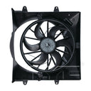 TYC 621130 Dual Radiator and Condenser Fan Assembly
