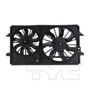 TYC 621150 Dual Radiator and Condenser Fan Assembly