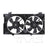TYC 621170 Dual Radiator and Condenser Fan Assembly