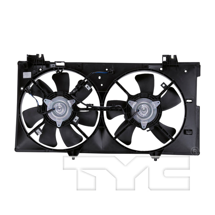 TYC 621180 Dual Radiator and Condenser Fan Assembly