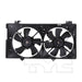 TYC 621180 Dual Radiator and Condenser Fan Assembly