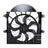 TYC 621220 Dual Radiator and Condenser Fan Assembly