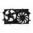 TYC 621230 Dual Radiator and Condenser Fan Assembly