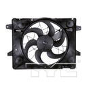 TYC 621290 Dual Radiator and Condenser Fan Assembly