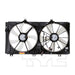 TYC 621300 Dual Radiator and Condenser Fan Assembly