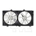TYC 621300 Dual Radiator and Condenser Fan Assembly