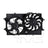 TYC 621310 Dual Radiator and Condenser Fan Assembly