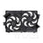 TYC 621330 Dual Radiator and Condenser Fan Assembly
