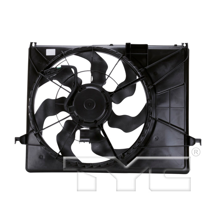 TYC 621340 Dual Radiator and Condenser Fan Assembly
