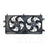 TYC 621360 Dual Radiator and Condenser Fan Assembly