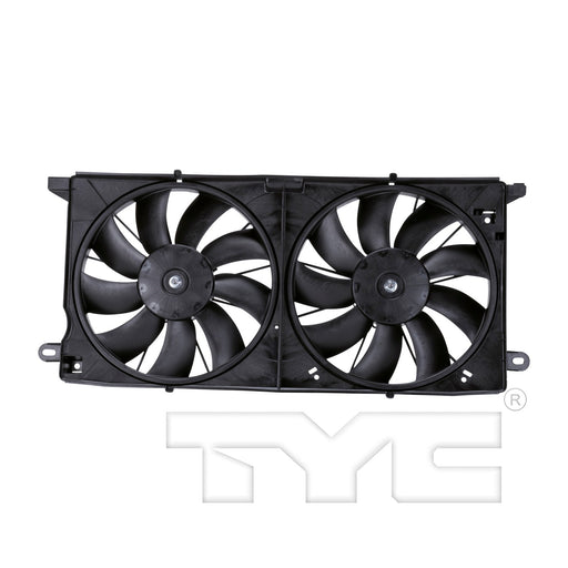TYC 621390 Dual Radiator and Condenser Fan Assembly