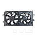 TYC 621430 Dual Radiator and Condenser Fan Assembly - Left