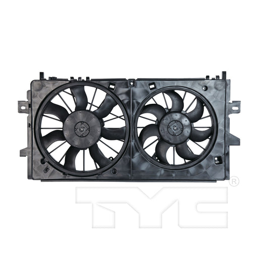 TYC 621430 Dual Radiator and Condenser Fan Assembly - Left