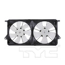 TYC 621440 Dual Radiator and Condenser Fan Assembly