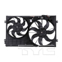 TYC 621490 Dual Radiator and Condenser Fan Assembly