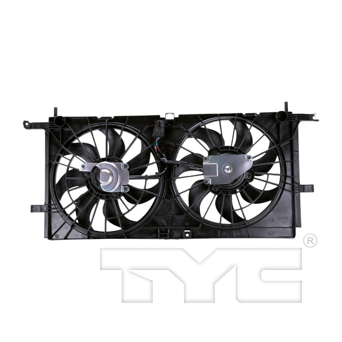 TYC 621530 Dual Radiator and Condenser Fan Assembly