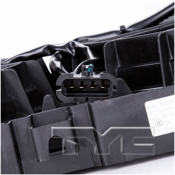 TYC 621530 Dual Radiator and Condenser Fan Assembly