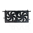 TYC 621540 Dual Radiator and Condenser Fan Assembly