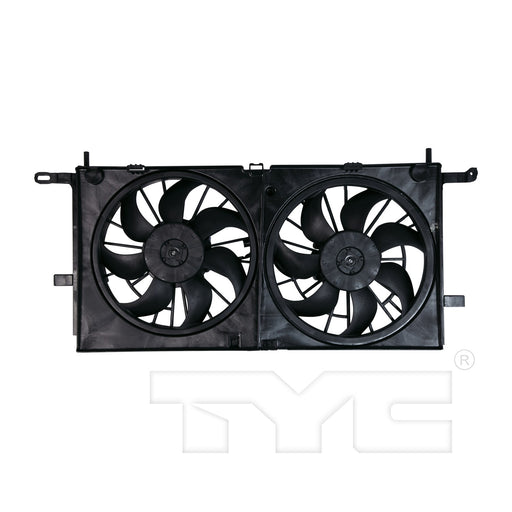 TYC 621540 Dual Radiator and Condenser Fan Assembly