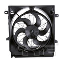 TYC 621550 Dual Radiator and Condenser Fan Assembly
