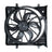 TYC 621560 Dual Radiator and Condenser Fan Assembly
