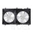 TYC 621580 Dual Radiator and Condenser Fan Assembly