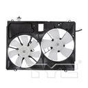TYC 621600 Dual Radiator and Condenser Fan Assembly