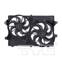 TYC 621610 Dual Radiator and Condenser Fan Assembly