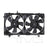 TYC 621630 Dual Radiator and Condenser Fan Assembly