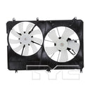 TYC 621640 Dual Radiator and Condenser Fan Assembly