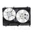 TYC 621640 Dual Radiator and Condenser Fan Assembly