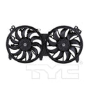 TYC 621660 Dual Radiator and Condenser Fan Assembly