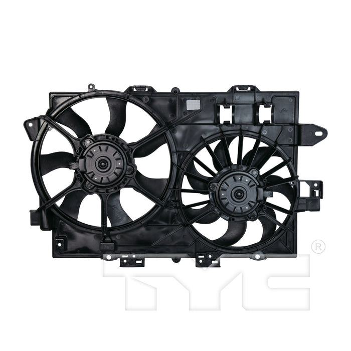 TYC 621670 Dual Radiator and Condenser Fan Assembly