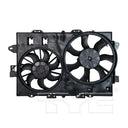 TYC 621670 Dual Radiator and Condenser Fan Assembly