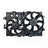 TYC 621670 Dual Radiator and Condenser Fan Assembly