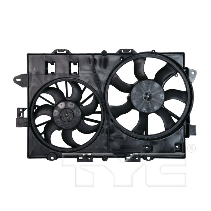 TYC 621670 Dual Radiator and Condenser Fan Assembly