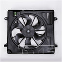 TYC 621680 Dual Radiator and Condenser Fan Assembly