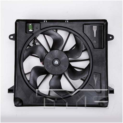 TYC 621680 Dual Radiator and Condenser Fan Assembly