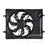 TYC 621710 Dual Radiator and Condenser Fan Assembly