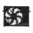 TYC 621720 Dual Radiator and Condenser Fan Assembly