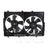 TYC 621820 Dual Radiator and Condenser Fan Assembly