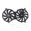 TYC 621840 Dual Radiator and Condenser Fan Assembly