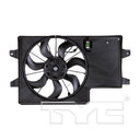 TYC 621850 Dual Radiator and Condenser Fan Assembly