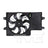 TYC 621850 Dual Radiator and Condenser Fan Assembly