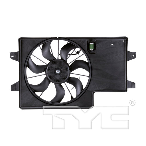 TYC 621850 Dual Radiator and Condenser Fan Assembly