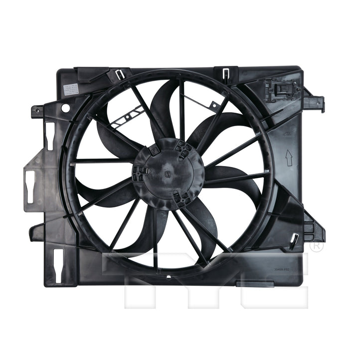 TYC 621860 Dual Radiator and Condenser Fan Assembly