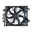 TYC 621860 Dual Radiator and Condenser Fan Assembly